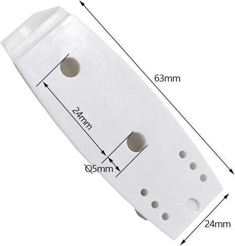 باب الصيد حامل مزلاج للمنزل المتنقل قافلة شاحنة فان Rv اكسسوارات مقطورة معدات التخييم الأبيض ABS السيارات التصميم 1 قطعة in Kuwait