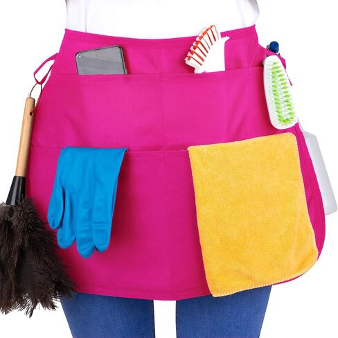 5-Pocket Waterproof Professional Cleaning Apron. Made for Pro Cleaners. Like a Cleaning Caddy Around Your Waist in Kuwait