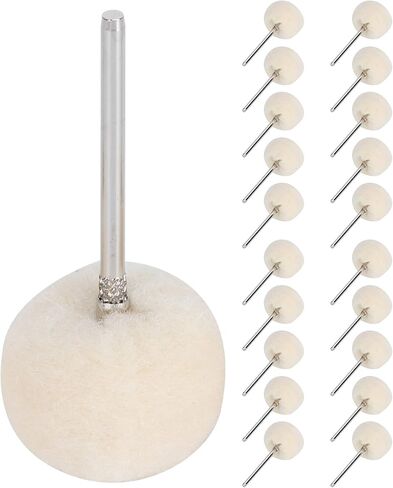 20Pcs Polishing Wheel Set, Sponge Material for Delicate Grinding of Jewelry, Electric Grinder Accessories, Includes 20 Polishing Tools, Ideal for Jewelry Polishing in Kuwait