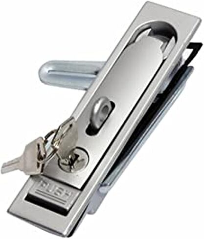 10 Pack Outdoor Electric Cabinet Panel Lock - Zinc Alloy Flush Mount Push Button Pop-Up Handle Compression Latch with Hanging Design for Distribution Box Door in Saudi Arabia