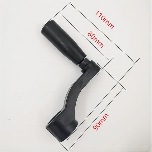 Nylon Crank Handle Replacement Replace Parts with Round Hole Embedded Design for Drill Press Versatile Accessory Black, 12mm Bore in Kuwait