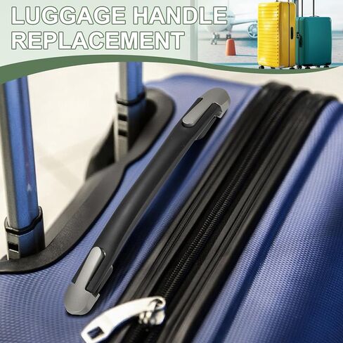 Luggage Handle Replacement, Suitcase Handle Replacement, Spare Strap Grip - Fitting for (Suitcase - Travel Bags - Repair Boxes) RB-078A & Plastic & Gray in Saudi Arabia