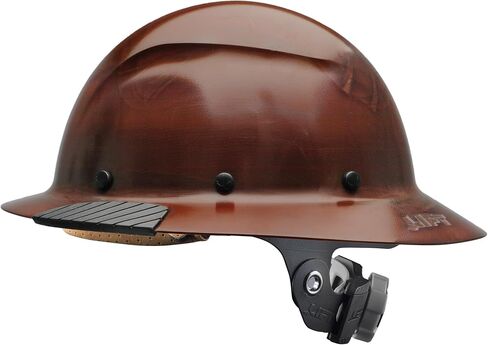 LIFT DAX White Carbon Fiber Full Brim Hard Hat, Construction Safety Helmet with Adjustable Ratchet in Kuwait