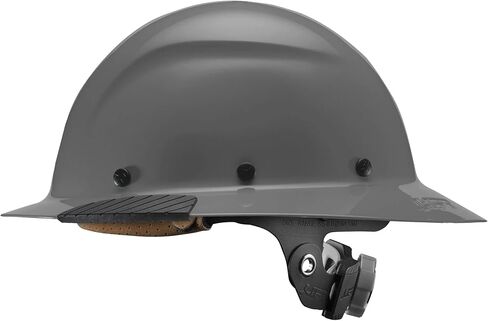 LIFT DAX White Carbon Fiber Full Brim Hard Hat, Construction Safety Helmet with Adjustable Ratchet in Kuwait