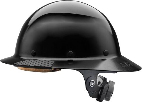 LIFT DAX White Carbon Fiber Full Brim Hard Hat, Construction Safety Helmet with Adjustable Ratchet in Kuwait