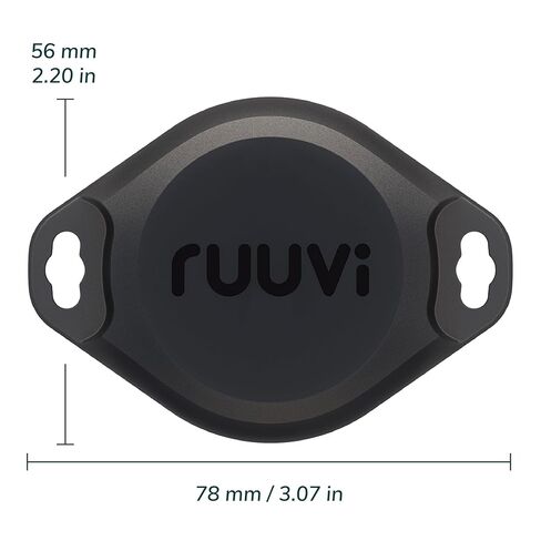 RuuviTag Pro 2in1 درجة حرارة بلوتوث لاسلكية (درجة مئوية/درجة فهرنهايت)، ومستشعر الحركة. التنبيهات والتاريخ. تطبيقات أندرويد/iOS مجانية. يتكامل مع Victron، Homey، وHome Assistant. صنع في أوروبا. in Kuwait