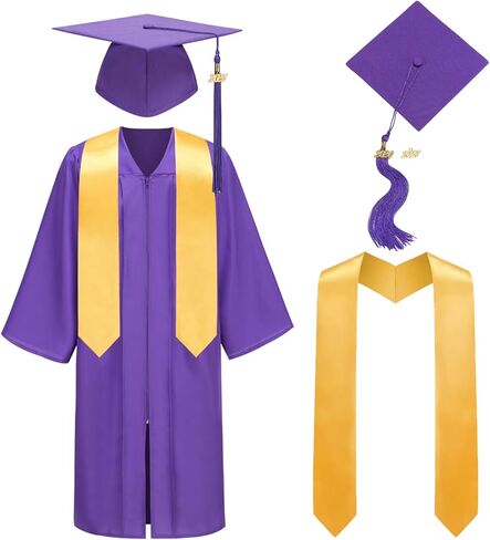Graduation Gowns for Adults Robe Masters Cap and Bachelor 2026 Commencement Ceremony in Kuwait