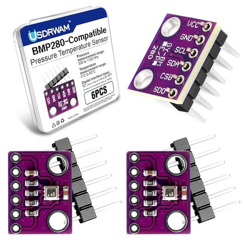 6 Pack BMP280 Atmospheric Pressure Sensor Modules, 3.3V I2C/SPI Barometric Sensors Compatible with Arduino in Kuwait