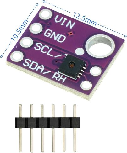 2Pcs Temperature Humidity Sensor Module Compatible with SHT31-D SHT31 I2C IIC Interface 2.4~5.5V Compatible with for Arduino in Saudi Arabia