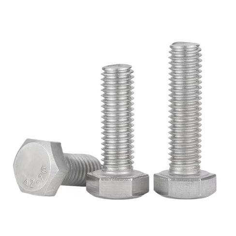External Hex Bolts Stainless Steel Metric Full Thread Hexagon Head Cap Screw M3 M4 M5 M6 M8 M10 Locking Kit(M5x8mm (20Pcs)) in Saudi Arabia