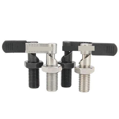 M20 Fine Threaded Stainless Steel L-Shaped Retractable Plunger Spring Self-Locking Indexing Pin 1Pcs(QX226-ANK,M20-10) in Kuwait