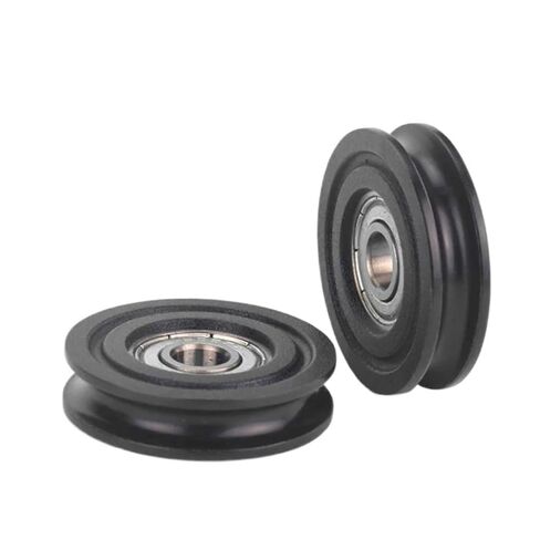 10PCS 8x40x10mm Pulley 608ZZcovered Plastic delrin Bearing for windor Door Roller Wheel U Grooved Wheel in Saudi Arabia