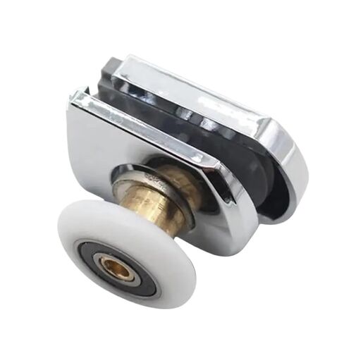 Bathroom Door Rollers Home Pulley Wheels Glass Sliding Aluminum Shower Room Cabin Replacement Doors Accessories*2pcs(Next Round) in Saudi Arabia