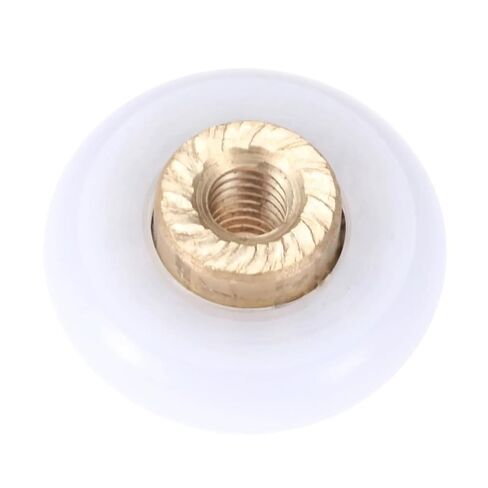 10pcs Shower Door Roller Wheel Nylon & Brass 18mm Diameter Bathroom Door Rollers Shower Sliding Door Wheel Runner Pulley in Saudi Arabia