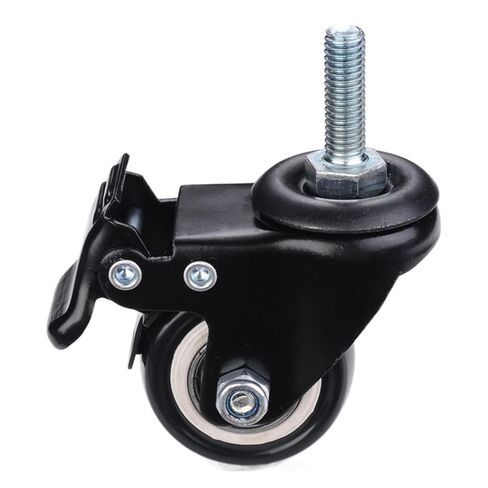 4Pcs Furniture Caster Heavy Duty 200kg 1.5 inch 40mm 360 Rotatable Screw Swivel Castor Wheels Trolley Rubber Protective in Saudi Arabia