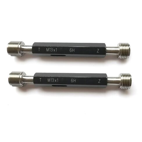 6H Thread Plug Gauge M13 M13X1.5 TZ Pass-and-Stop Metric fine Thread M13x0.75(M13X1.5 6H) in Saudi Arabia