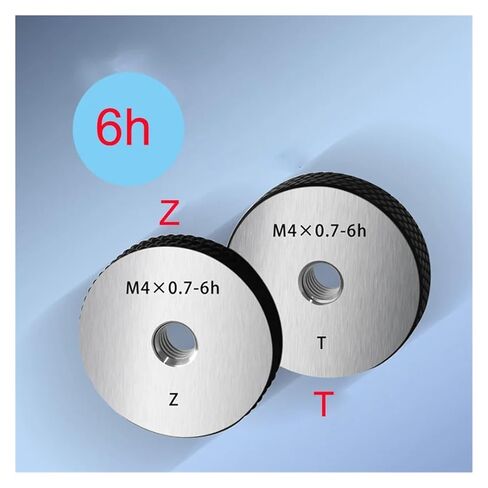 2 Pieces/Set Thread Ring Gauge Pass and Stop Metric 6h M11-M60 Thread Pitch 1.5(M35X1.5 6h) in Saudi Arabia