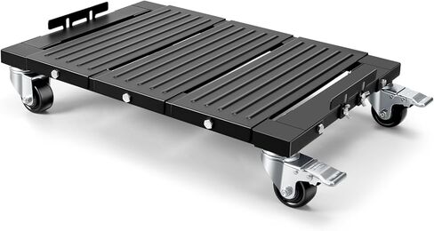 KEDSUM 2200LBS Furniture Dolly with Panel, Heavy Duty Appliance Dolly with 100% Thicken Steel Frame, Flat Movers with Brake System, All Terrain Used for Moving, Warehouse, 31 in. x 17 in. in Kuwait