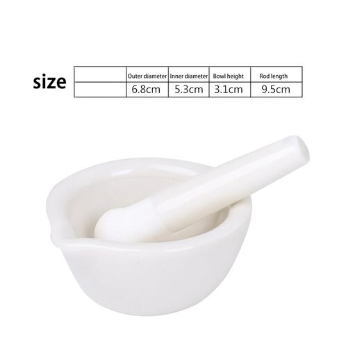 Porcelain Mortar and Pestle Guacamoles Spices Salads Nonporous Dishwasher Safe Marble Mortar and Pestle in Kuwait