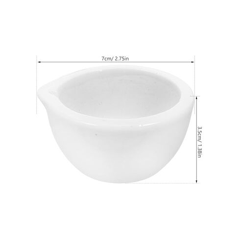 Sewroro Porcelain Mortar and Pestle, Pills Crusher Bowls Ceramic Grinder Set White 2. 75 Inch in Saudi Arabia
