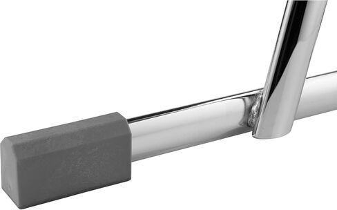 مقعد بلاستيكي حديث مقاس 18 بوصة من Pemberly Row مع مسند ظهر، لمسة نهائية سوداء، تصميم مريح، إطار فولاذي مطلي بالكروم، مقعد جيد التهوية، أرجل قاعدة مزلجة، قابل للتكديس، مقاعد متينة لاستوديوهات الفن أو العلوم in Kuwait