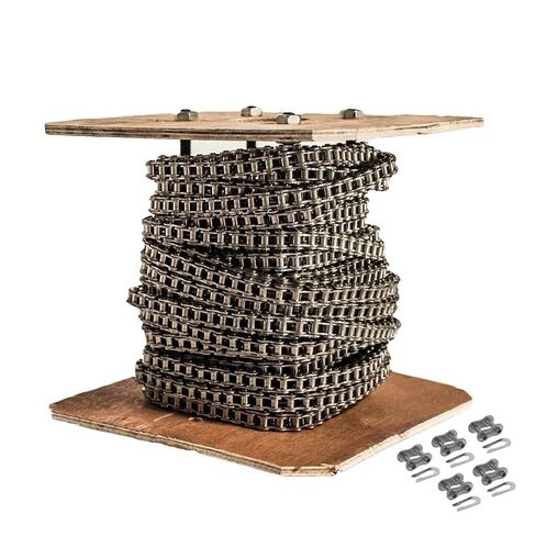 سلسلة Jeremywell 40 SS من الفولاذ المقاوم للصدأ بطول 50 قدمًا مع 5 وصلات توصيل in Kuwait