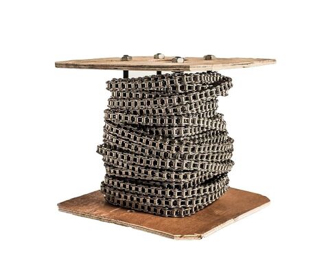 سلسلة Jeremywell 40 SS من الفولاذ المقاوم للصدأ بطول 50 قدمًا مع 5 وصلات توصيل in Kuwait