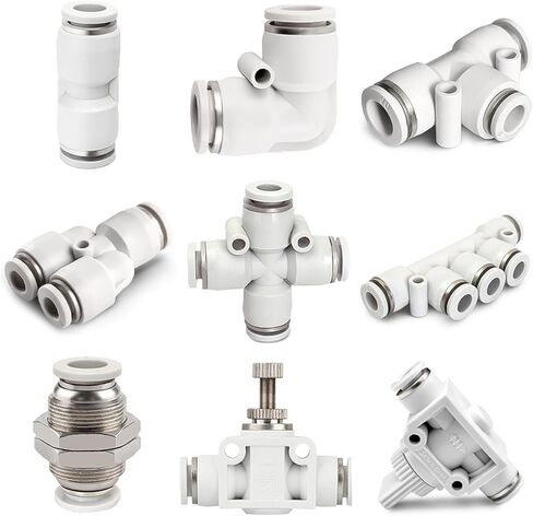 PU PV PE PY PZA PK PM SA HVFF Pneumatic Quick Coupling White Coupling Hose Trachea 10mm Air Compressor Quick Coupling(PV) in Saudi Arabia