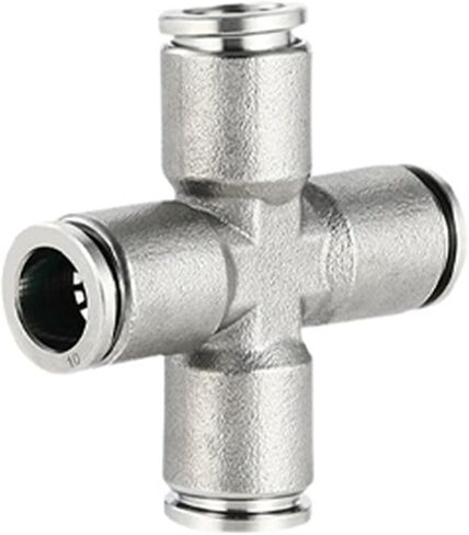 PU PV PE PY PZA PM 304 stainless steel pneumatic quick coupling metal hose trachea water pipe high pressure 12mm(PE) in Saudi Arabia