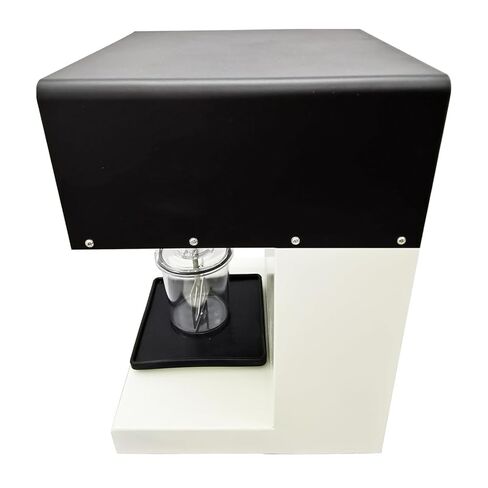US Stock Dental Lab Equipment 500ml Gypsum Agar Vacuum Mixing Machine with Built-in Vacuum Pump Black in Kuwait
