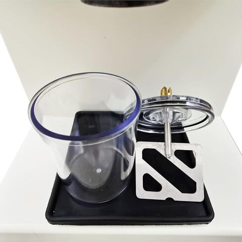 US Stock Dental Lab Equipment 500ml Gypsum Agar Vacuum Mixing Machine with Built-in Vacuum Pump Black in Kuwait