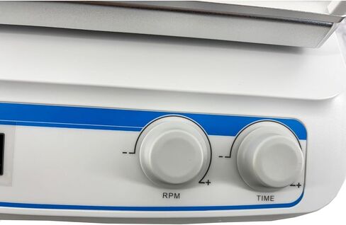 Microplate Oscillator Lab Micro-Plate Shaker with Amplitude(mm) 3 Speed Range(RPM) 100-1600 4pcs Microplates Sample Volume Time Set Range 99h59min DC Brushless Motor in Kuwait