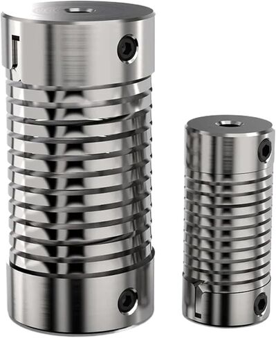 Spring Coupling D16L25 Motor Elastic Stepper Flexible Thread Eccentric Angle Aluminum Alloy(6x8) in Kuwait