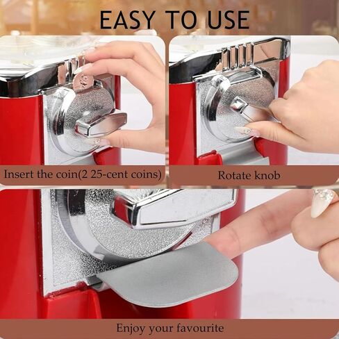 Orange Vending Machine - Bulk Gumball & Capsule Toy Dispenser, Classic Candy Machine for Retail & Game Stores, Perfect for Kids and Parties, Durable & Easy to Use in Saudi Arabia