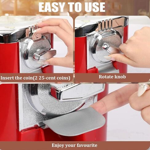 Bulk Gumball Machine Vending Dispenser - Countertop with Keys for Toys, Candies & Capsule Balls (0.39-1.26in) - Classic Black Candy Dispenser for Kids & Parties in Saudi Arabia