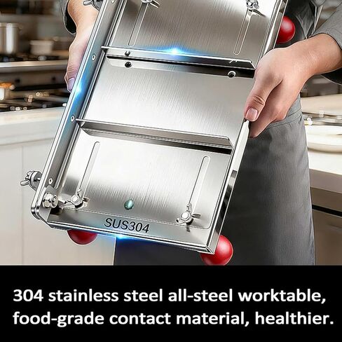 Candy Slicer, Stainless Steel Manual Pastry Cutting Machine with Adjustable Slice Thickness for Home Baking and Small Commercial Use in Kuwait