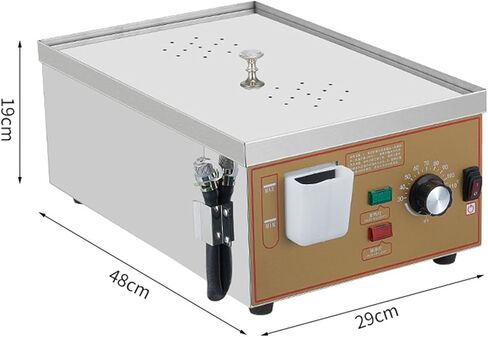 Electric Dim Sum Steamer Commercial Electric Steamer 30 110℃ Constant Temperature Adjustment Dry Boiling Alarm for Home Store Buffet Restaurant 2holes in Saudi Arabia