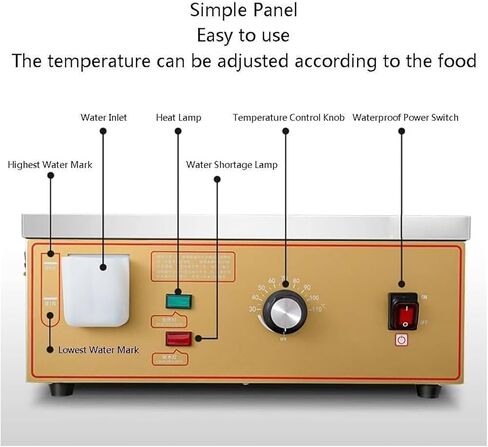 Dim Sum Steamer Machine Commercial Electric Four Hole Bun Steamer with Water Shortage Alarm Stainless Steel Temperature Adjustment Independent Water Supply in Saudi Arabia