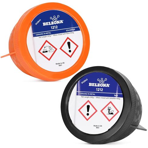 Belzona 1212 Surface Tolerant Epoxy Resin 450g Kit for Repair Composite Plate Bonding Engine Gearbox Sealing with Strong Adhesion Rapid Cure Wet Oil Underwater Solvent Free Base 205g in Kuwait