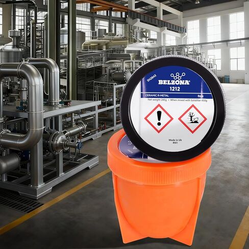 Belzona 1212 Surface Tolerant Epoxy Resin 450g Kit for Repair Composite Plate Bonding Engine Gearbox Sealing with Strong Adhesion Rapid Cure Wet Oil Underwater Solvent Free Base 205g in Kuwait