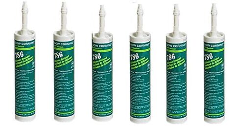 Dow Corning 786 Silicone RTV Sealant 6 Pack (Clear) in Saudi Arabia