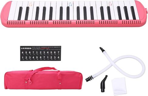 Melodica 37 Key Wind Musical Instrument Adult Suitable for Beginner Learner Practice (Pink) in Saudi Arabia