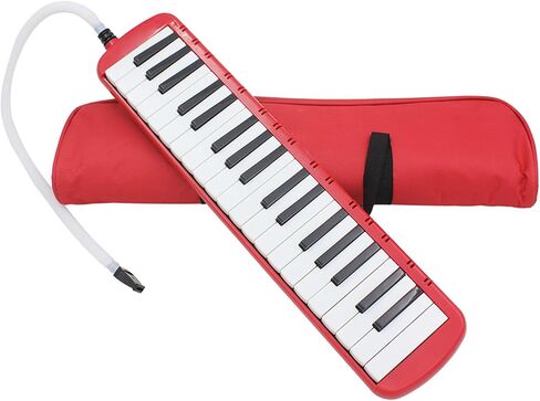37 Keys Piano Melodica, Professional Beginners Melodica Plastic 37 Keys Instrument with 2 Mouthpieces and Carrying Bag for Students Beginners Kids () in Kuwait