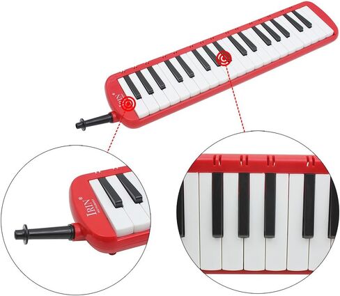 37 Keys Piano Melodica, Professional Beginners Melodica Plastic 37 Keys Instrument with 2 Mouthpieces and Carrying Bag for Students Beginners Kids () in Saudi Arabia