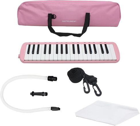 37 Keys Piano Melodica, Professional Beginners Melodica Plastic 37 Keys Instrument with 2 Mouthpieces and Carrying Bag for Students Beginners Kids () in Saudi Arabia