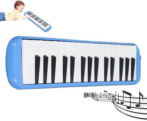 TOPINCN 32 Key Melodica, 32 Key Melodica Instrument Keyboard Soprano Piano Style with Mouthpiece Tube Sets for Beginners Adults Gift in Kuwait