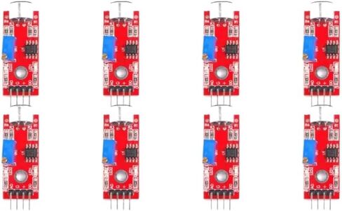 وحدة كشف الصوت 1-10 قطع KY-037 DC 4-6V LM393 ميكروفون متوافق مع AVR PIC (أرجواني) in Kuwait