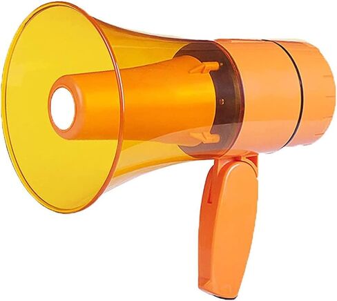 مكبر الصوت المحمول Megaphone Bullhorn، مكبر صوت بقوة 20 وات مع التحكم في مستوى الصوت، مكبر صوت قابل للطي لتدريبات السلامة وأي رياضة خارجية in Kuwait