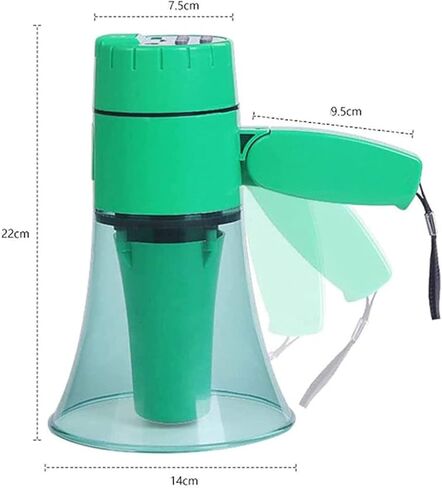 مكبر الصوت المحمول Megaphone Bullhorn، مكبر صوت بقوة 20 وات مع التحكم في مستوى الصوت، مكبر صوت قابل للطي لتدريبات السلامة وأي رياضة خارجية in Kuwait