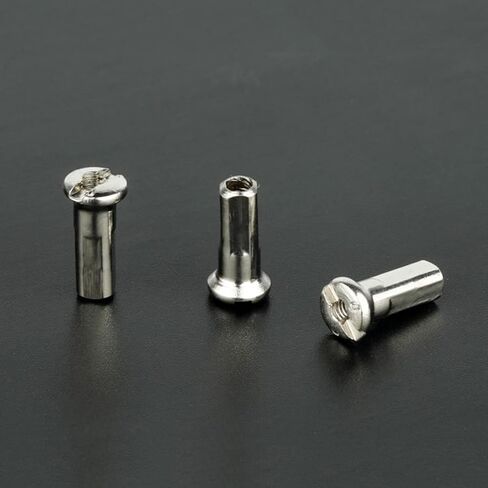 50pcs Metal Mountain Bike Wheel Spoke Nipple Replacement for 12G 13G 14G Spoke Road Mountain Bicycles Part Accessories in Saudi Arabia